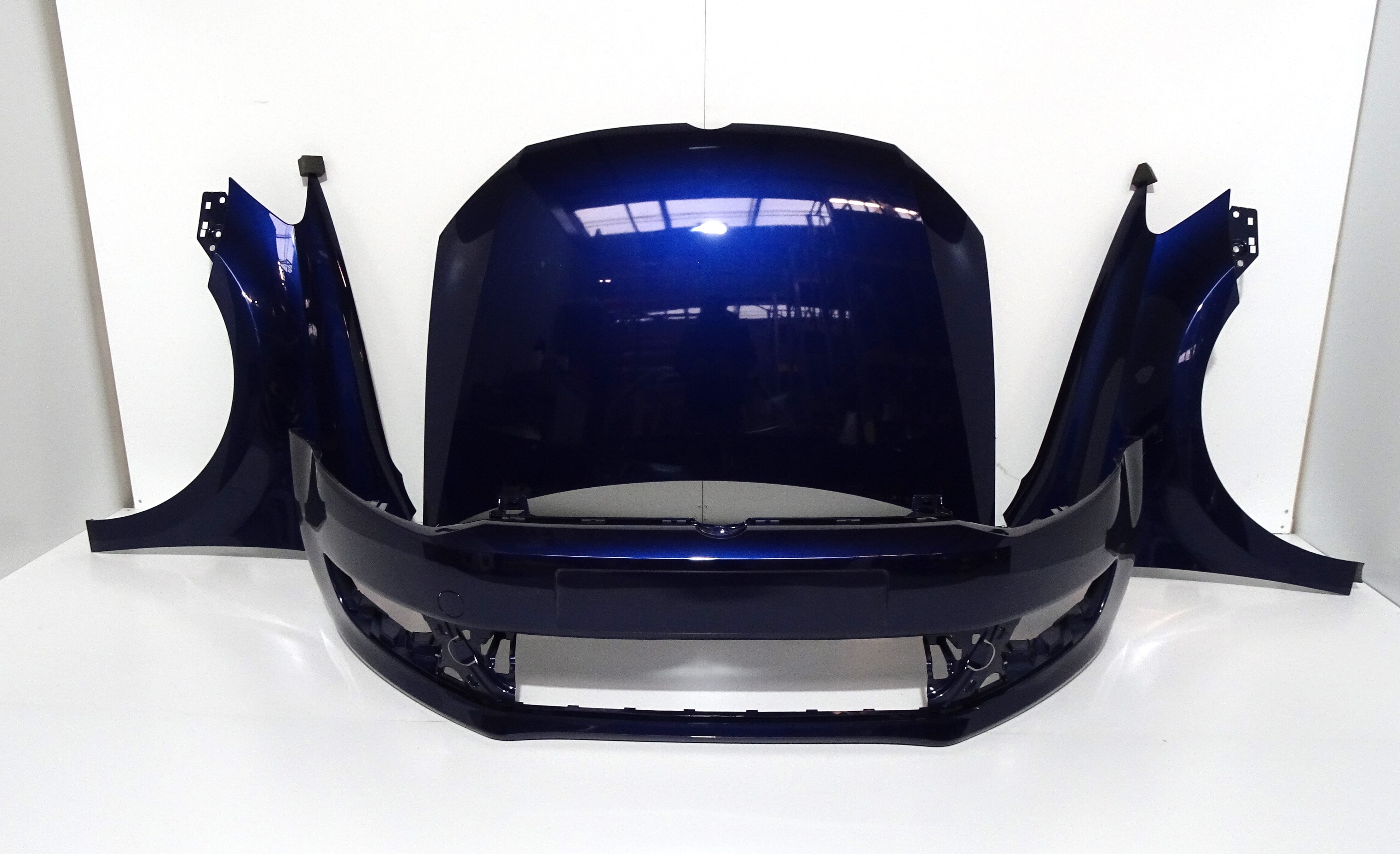 Volkswagen polo 6R voorkop bumper motorkap spatbord LD5Q 2009 2014